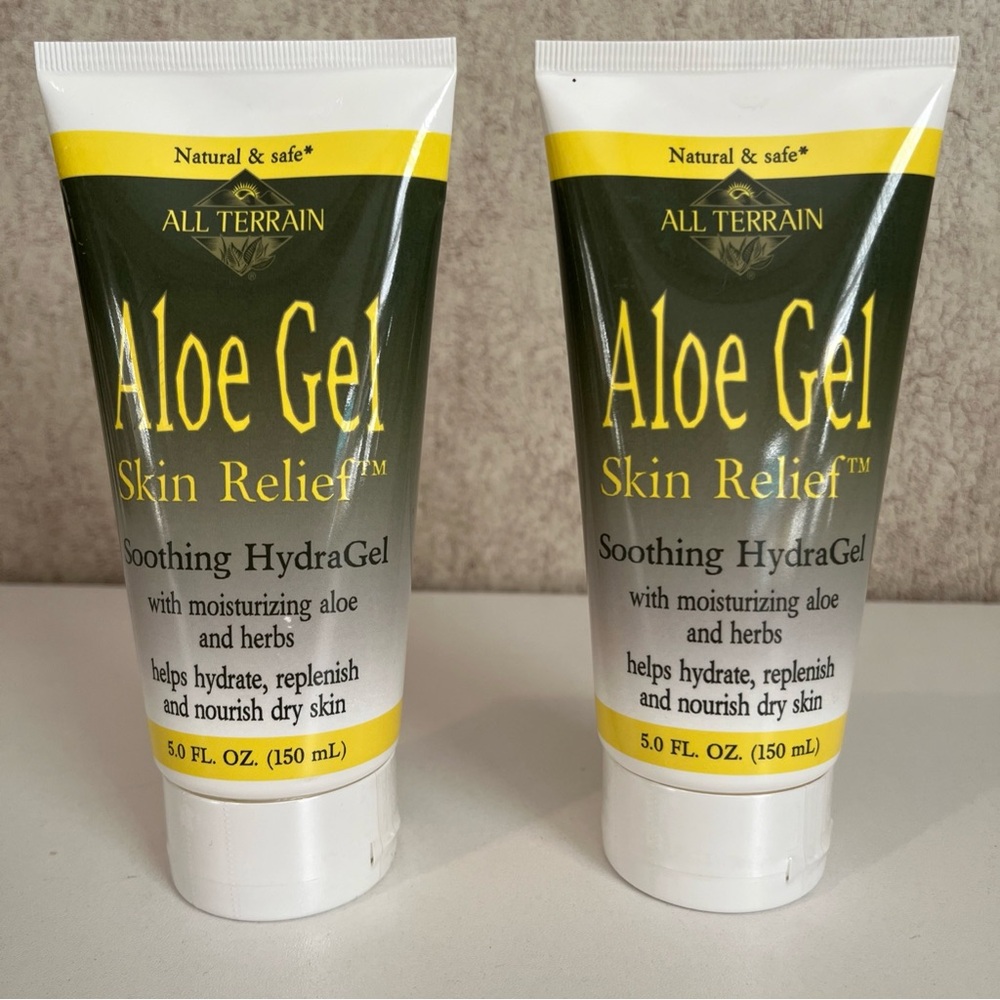 All Terrain Aloe Gel Skin Relief Soothing HydraGel 5oz bundle of 2
